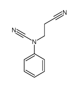 3-(氰基苯氨基)丙腈 结构式