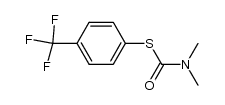 Carbamothioic acid, dimethyl-, S-[4-(trifluoromethyl)phenyl] ester (9CI) 结构式