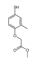 2-(4-巯基-2-甲基苯氧基)乙酸甲酯 结构式