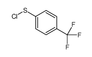 4-(三氟甲基)苯次磺酰氯 结构式