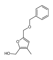 2-Furanmethanol, 3-methyl-5-[(phenylmethoxy)methyl]- 结构式