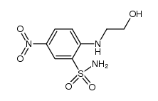 2-[(2-羟乙基)氨基]-5-硝基苯磺酰胺 结构式