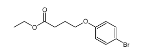 4-(4-溴苯氧基)丁酸乙酯 结构式