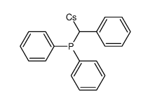 Cesium, [(diphenylphosphino)phenylmethyl]- 结构式