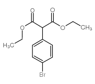 2-(4-溴苯基)-丙二酸二乙酯 结构式