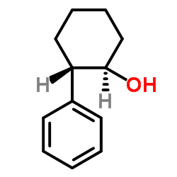 (1R,2S)-(-)-反-2-苯基-1-环己醇 结构式