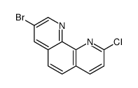 8-溴-2-氯-1,10-菲咯啉 结构式