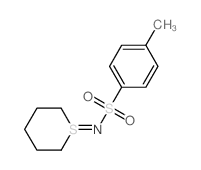 4-Methyl-N-(thian-1-ylidene)benzenesulfonamide 结构式