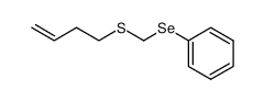 Benzene, [[(3-buten-1-ylthio)methyl]seleno]- 结构式
