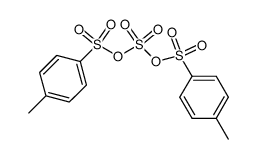 对甲苯磺酸与硫酸的(2:1)酸酐 结构式