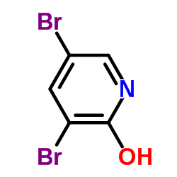 3,5-二溴-2-羟基吡啶 结构式