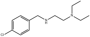 N-(4-氯苄基)-N,N-二乙基乙二胺 结构式