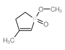 2,3-二氢-1-甲氧基-4-甲基-1H-磷杂环戊烯 1-氧化物 结构式