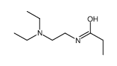 N-[2-(二乙氨基)乙基]丙酰胺 结构式