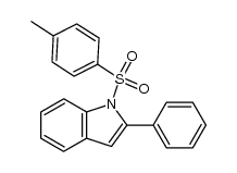 1H-Indole, 1-[(4-methylphenyl)sulfonyl]-2-phenyl- 结构式