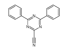4,6-二苯基-1,3,5-三嗪-2-碳腈 结构式