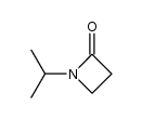 1-异丙基-2-氮杂环丁酮 结构式