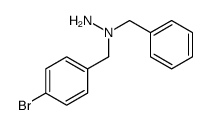1-BENZYL-1-(4-BROMOBENZYL)HYDRAZINE 结构式
