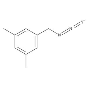 1-(叠氮甲基)-3,5-二甲基苯 结构式