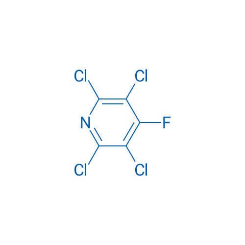 4-氟-2,3,5,6-四氯吡啶 结构式