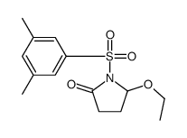 1-[(3,5-二甲基苯基)磺酰基]-5-乙氧基吡咯烷-2-酮 结构式