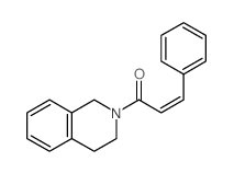 2-Propen-1-one,1-(3,4-dihydro-2(1H)-isoquinolinyl)-3-phenyl- 结构式