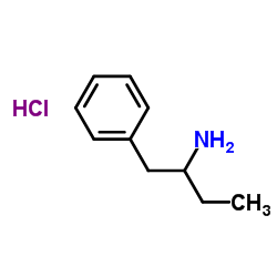 1-苯基-2-丁胺盐酸盐 结构式