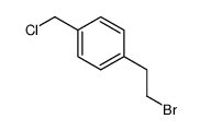 对(Β-溴乙基)苄基氯 结构式
