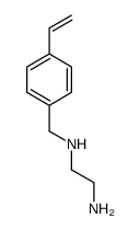 N1-[(4-乙烯基苯基)甲基]-1,2-乙二胺 结构式