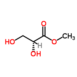 (R)-2,3-二羟基丙酸甲酯 结构式