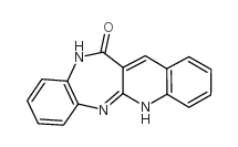 5,11-二氢-12H-喹并[2,3-B][1,5]苯并二氮杂卓-12-酮 结构式