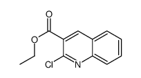 2-氯-3-喹啉羧酸乙酯 结构式