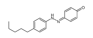 4-[2-(4-戊基苯基)偶氮基]苯酚 结构式
