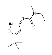 Urea, N'-[5-(1,1-dimethylethyl)-3-isoxazolyl]-N-ethyl-N-methyl- 结构式