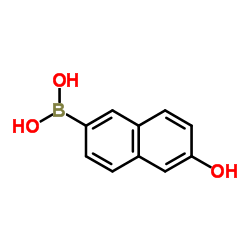 6-羟基萘-2-硼酸 结构式