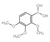 2,3,4-三甲氧基苯硼酸 结构式