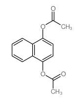 1,4-二乙酰氧基萘 结构式