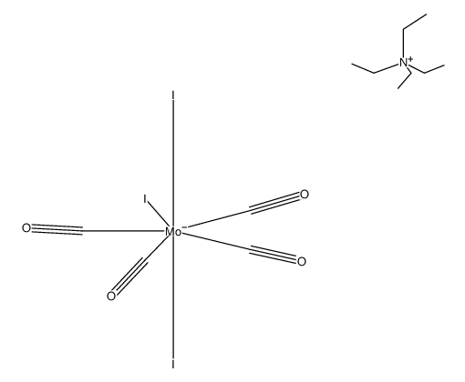 Ethanaminium, N,N,N-triethyl-, (OCF-7-2-112122)-tetracarbonyltriiodomolybdate(1-) (1:1) 结构式