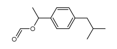 Benzenemethanol, α-methyl-4-(2-methylpropyl)-, 1-formate 结构式