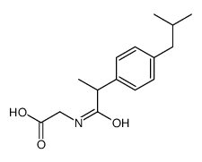 Glycine, N-[2-[4-(2-methylpropyl)phenyl]-1-oxopropyl]- 结构式