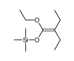 Silane, [(1-ethoxy-2-ethyl-1-buten-1-yl)oxy]trimethyl- 结构式