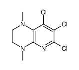 Pyrido[2,3-b]pyrazine, 6,7,8-trichloro-1,2,3,4-tetrahydro-1,4-dimethyl- 结构式