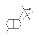 Pentalene, 1-(2-bromo-1,1,2,2-tetrafluoroethyl)octahydro-4-iodo- 结构式