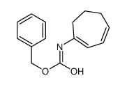 Carbamic acid, 1,3-cycloheptadien-1-yl-, phenylmethyl ester (9CI) 结构式