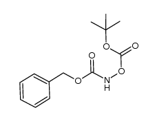 Carbonic acid, 1,1-dimethylethyl [(phenylmethoxy)carbonyl]azanyl ester 结构式