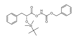3,6-Dioxa-2-aza-7-silanonanoic acid, 7,7,8,8-tetramethyl-4-oxo-5-(phenylmethyl)-, phenylmethyl ester, (5R)- 结构式