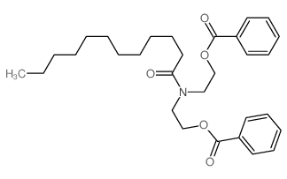 N,N-双[2-(苯甲酰氧基)乙基]十二酰胺 结构式