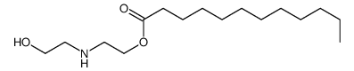 月桂酸2-[(2-羟乙基)氨基]乙酯 结构式