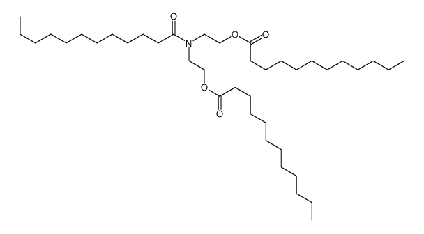 N.N-BIS(2-(DODECANOYL)ETHYL)DODECANAMIDE 结构式