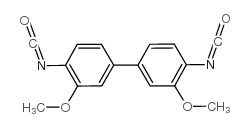 3,3′-二甲氧基-4,4′-联苯二异氰酸酯 结构式